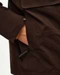PAS NORMAL STUDIOS Off Race 3L Shell Jacket - Dark Coffee