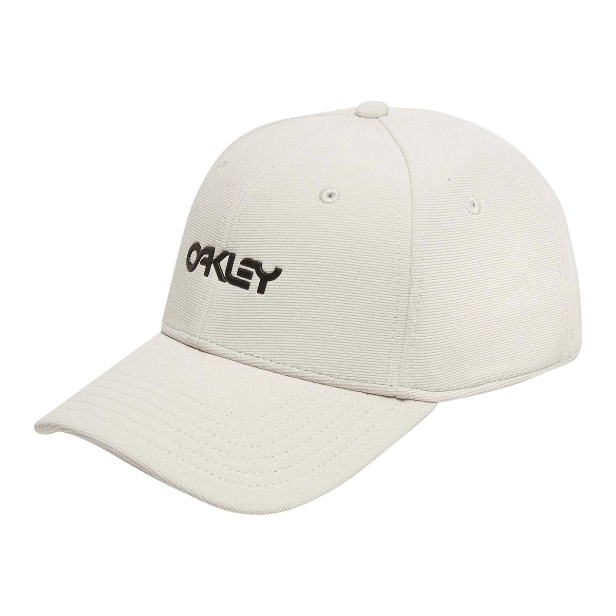 OAKLEY 6 Panel Stretch Metallic Hat - Mist Black
