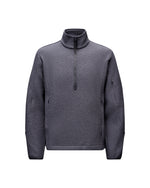 PAS NORMAL STUDIOS Off Race Boiled Wool Half Zip - Steel