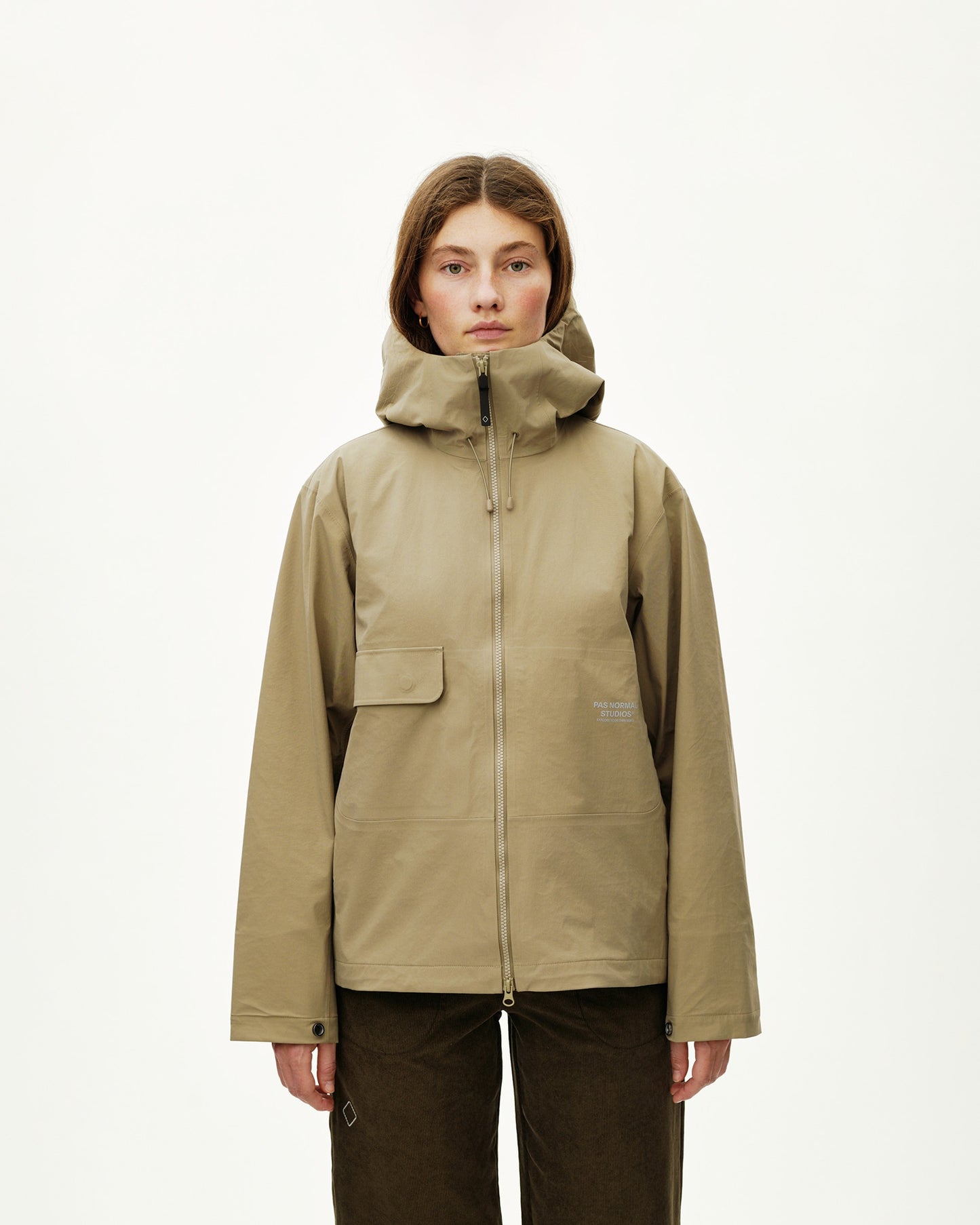 PAS NORMAL STUDIOS Off Race 3L Shell Jacket - Dusty Earth