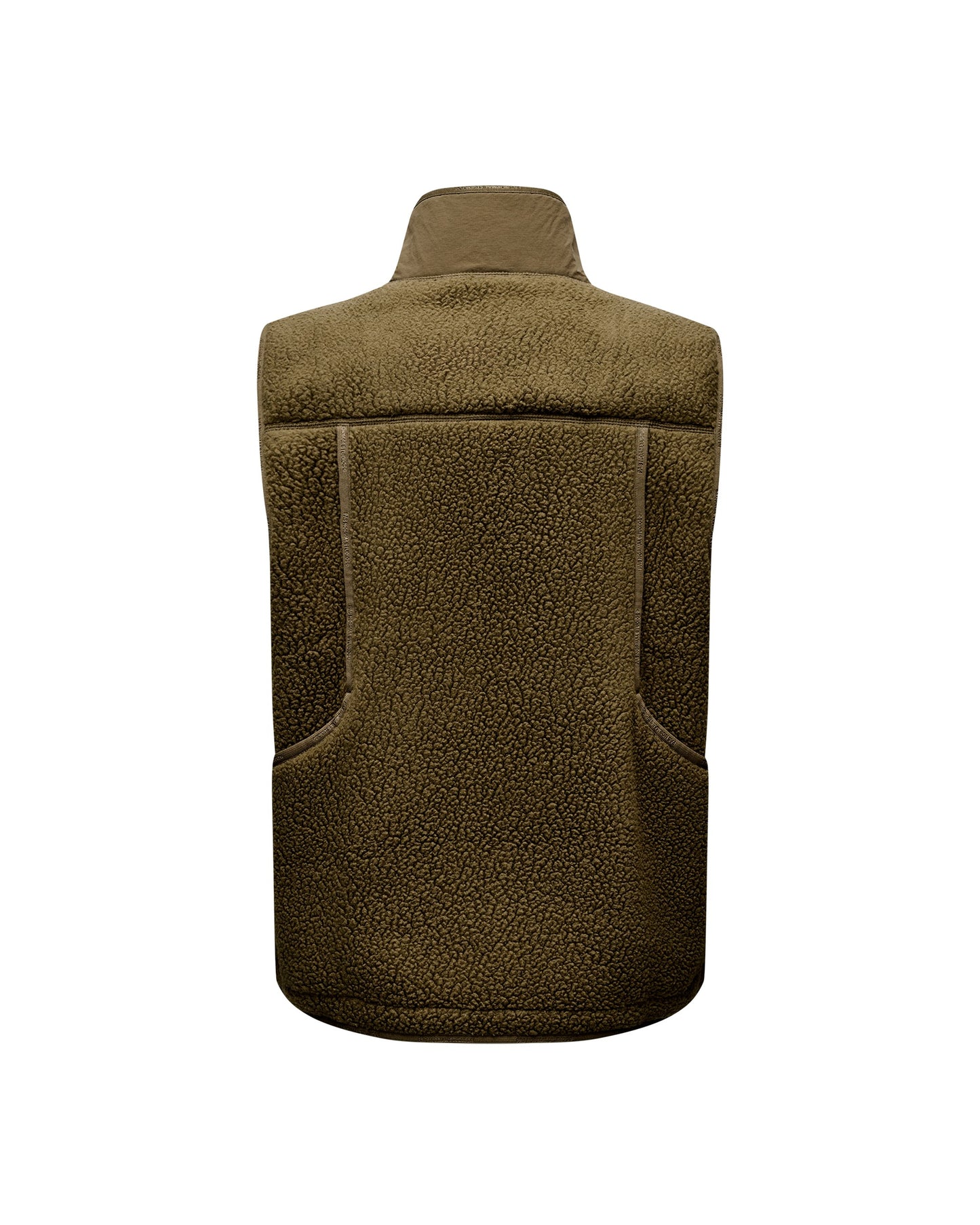 PAS NORMAL STUDIOS Off Race Pile Fleece Chaleco de ciclisme - Deep Olive
