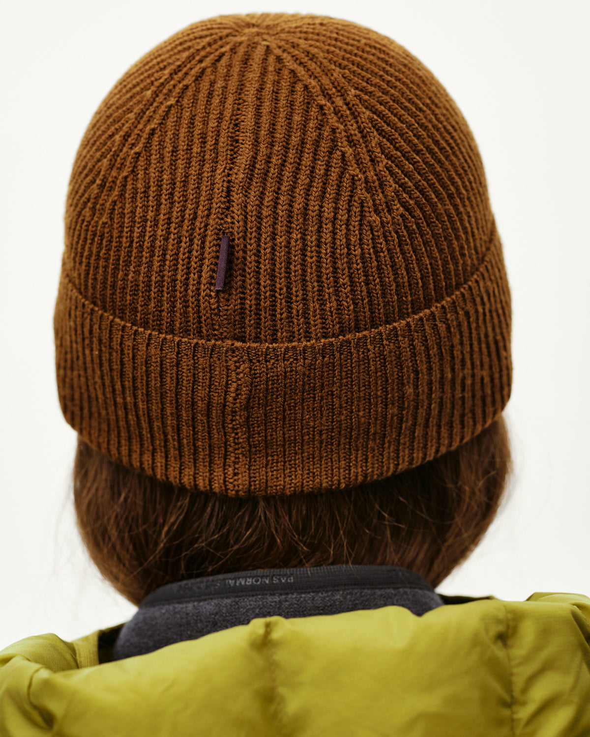 PAS NORMAL STUDIOS Off-Race Merino Knit Beanie - Wood
