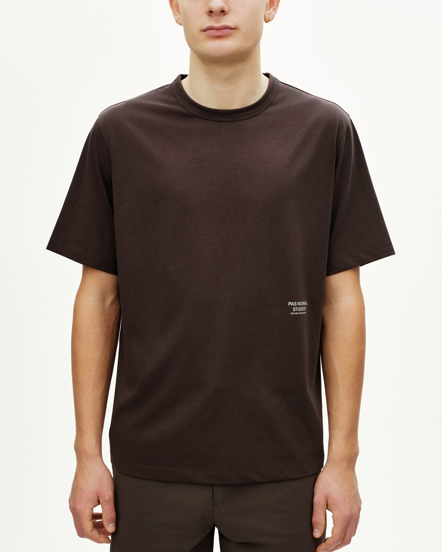 PAS NORMAL STUDIOS Off Race Cotton Tech TShirt - Dark Purple