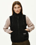 PAS NORMAL STUDIOS Dona Off Race Pile Fleece Chaleco de ciclisme - Negre