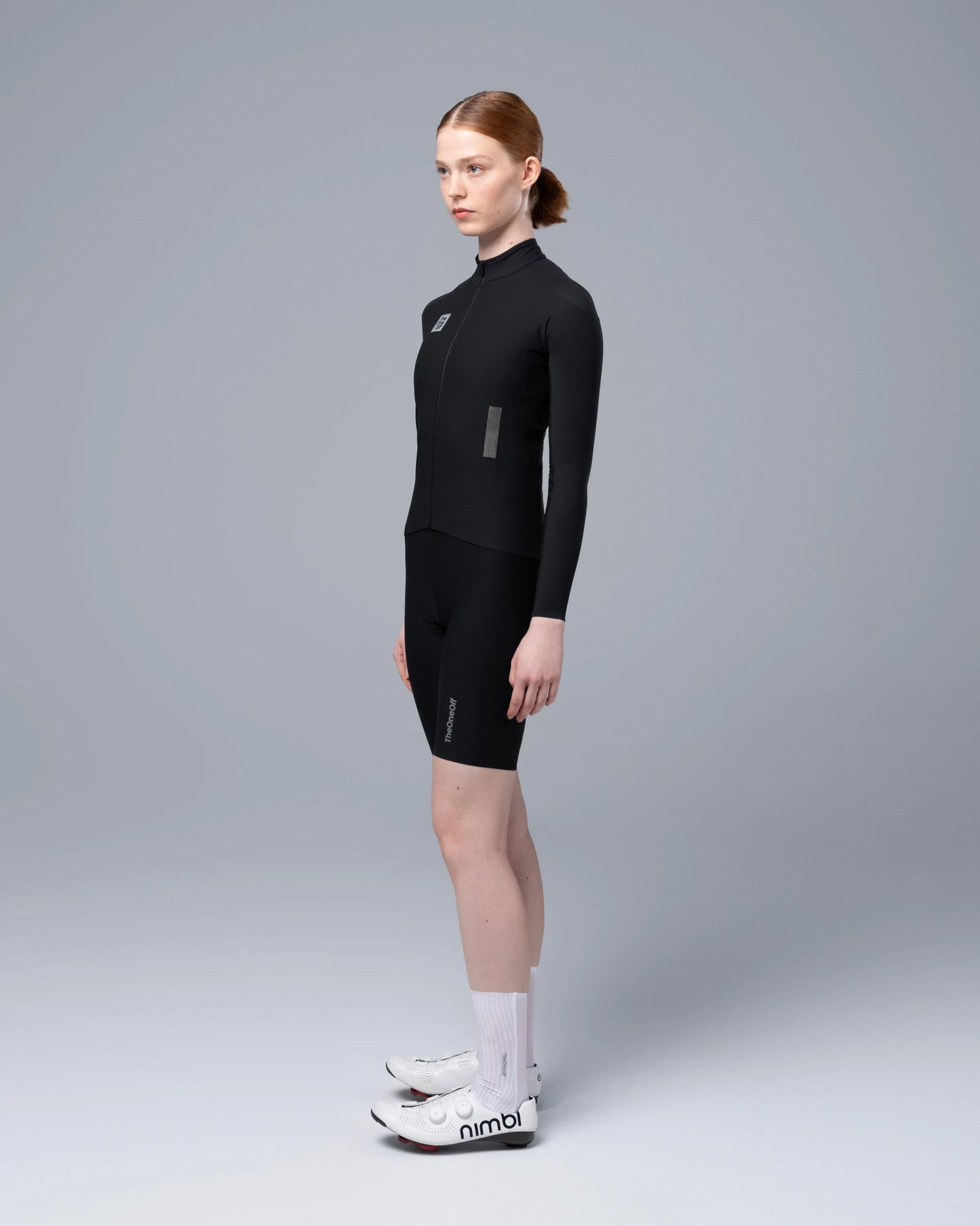 THE ONE OFF Neon Women Long Sleeve Jersey - Future Black
