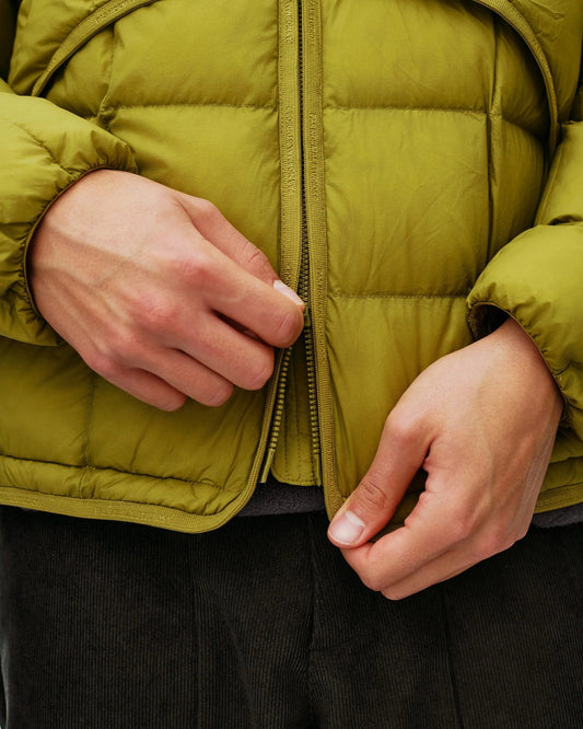 PAS NORMAL STUDIOS Off Race Down Liner Jacket - Dark Lime