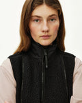 PAS NORMAL STUDIOS Women Off Race Pile Fleece Vest - Black