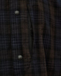 PAS NORMAL STUDIOS Off Race Seersucker Shirt - Dark Navy