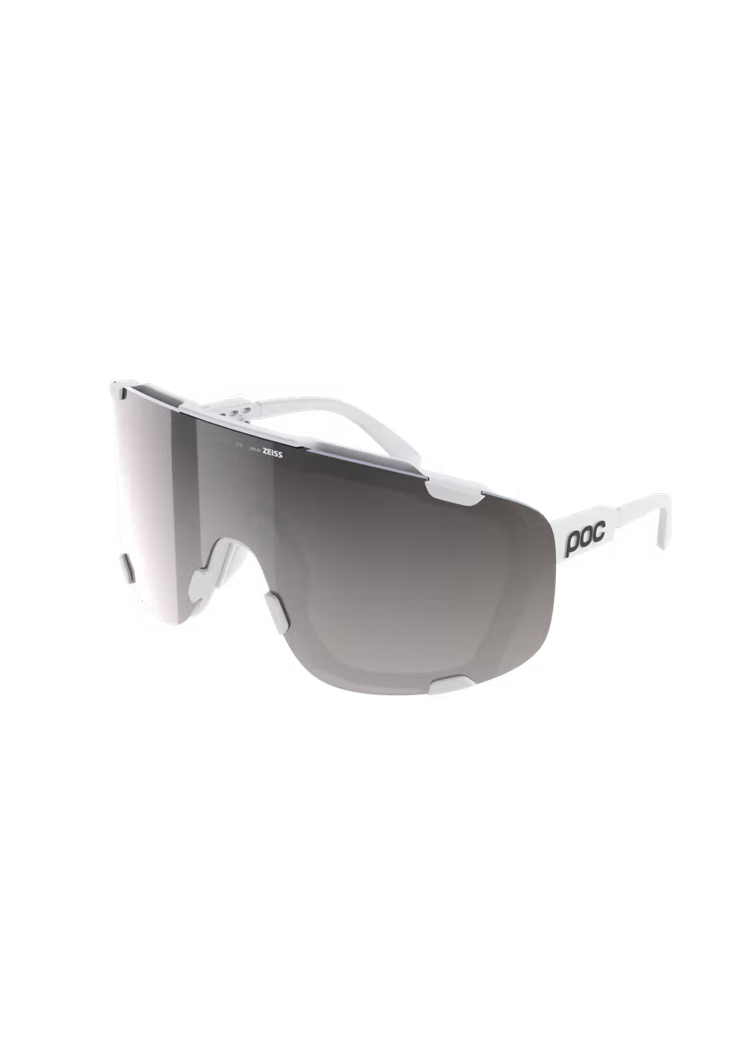 POC Devour Mid Bike Sunglasses + Extra Lens - Hydrogen Blanc