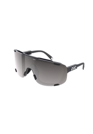 POC Devour Mid Bike Sunglasses + Extra Lens - Uranium Black