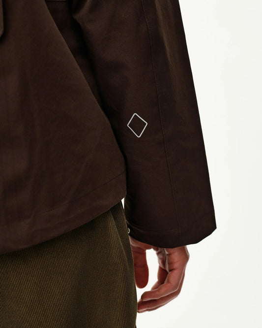 PAS NORMAL STUDIOS Off Race 3L Shell Jacket - Dark Coffee