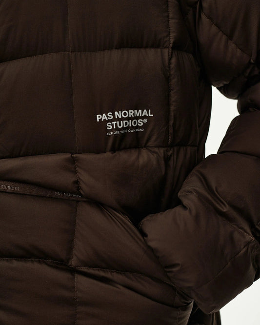 PAS NORMAL STUDIOS Off Race Down Liner Jacket - Dark Coffee