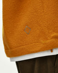 PAS NORMAL STUDIOS Off Race Boiled Wool Half Zip - Ochre