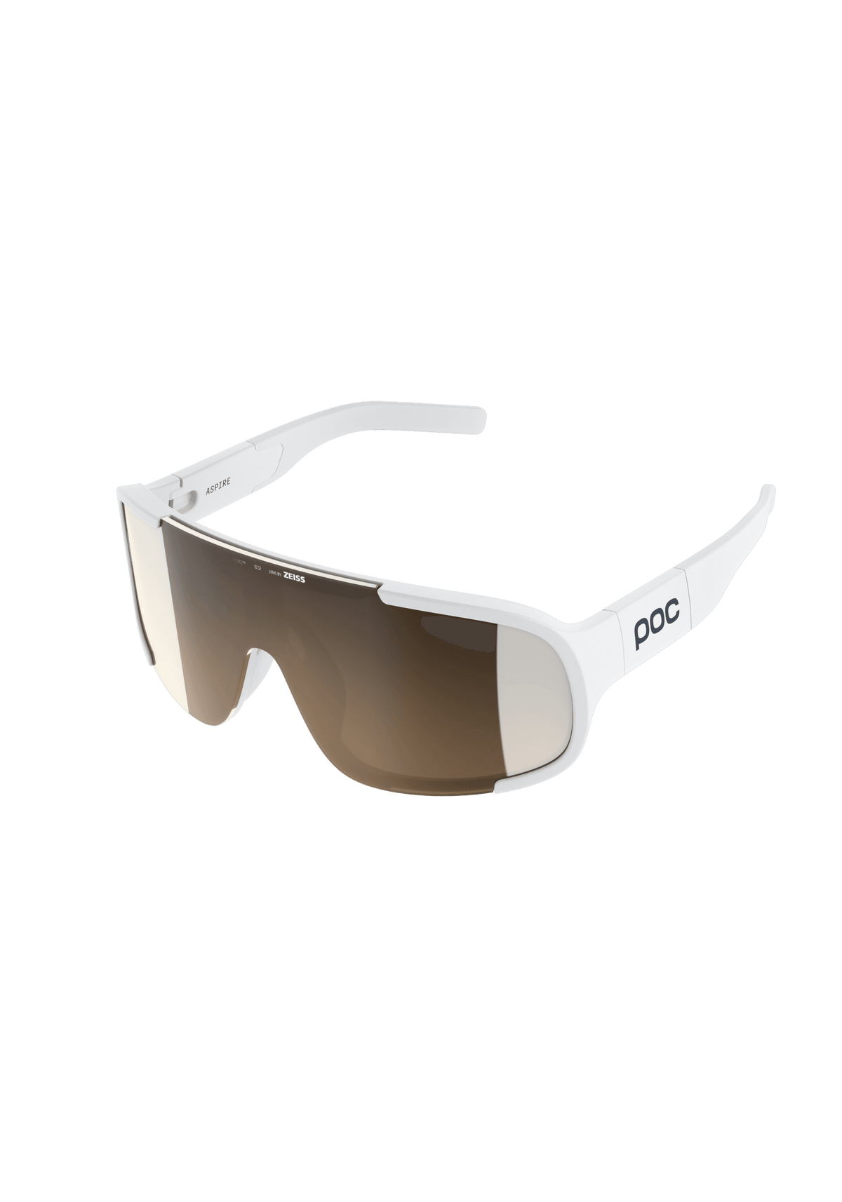 POC Aspire Hydrogen White - Clarity Trail Partly Sunny Silver