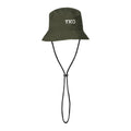 PAS NORMAL STUDIOS TKO Off Race Shield Bucket Hat AW24 - Olive