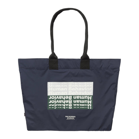 PAS NORMAL STUDIOS TKO Shield Tote Bag AW24 - Navy