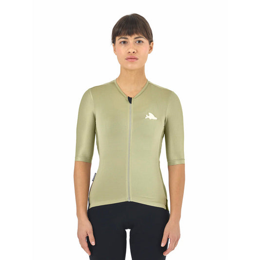 CAFE DU CYCLISTE Olympe Ultralight Cycling Women Jersey - Puddle