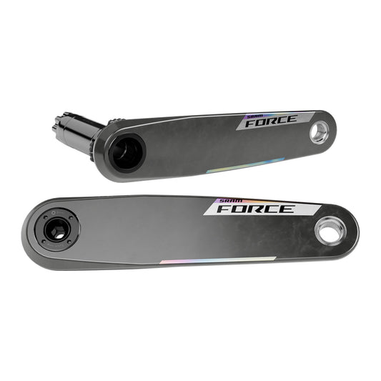 SRAM FORCE E1 AXS Crankarm Assembly DUB Wide - Black/Silver