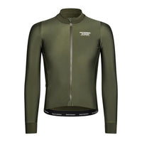 PAS NORMAL STUDIOS Mechanism Thermal Maillot Ciclismo Manga Larga - Dark Olive