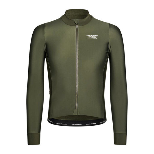 PAS NORMAL STUDIOS Mechanism Thermal Long Sleeve Jersey - Dark Olive