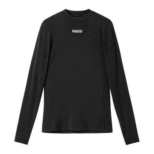 PEDALED Element Merino Long Sleeve Base Layer Women - Black