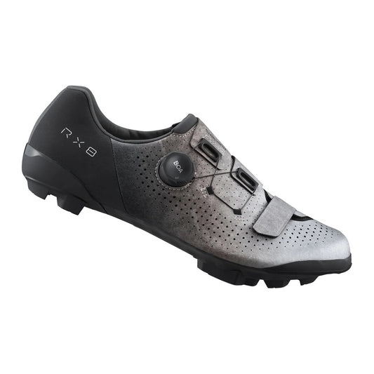 SHIMANO RX801 Gravel Cycling Shoes - Silver