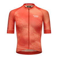 PAS NORMAL STUDIOS Mechanism Maillot Ciclismo - AOP Hibiscus Orange