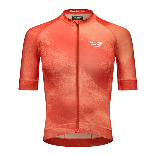 PAS NORMAL STUDIOS Mechanism Jersey - AOP Hibiscus Orange