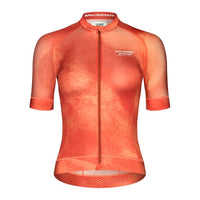 PAS NORMAL STUDIOS Mechanism Maillot ciclismo Mujer - AOP Hibiscus Orange