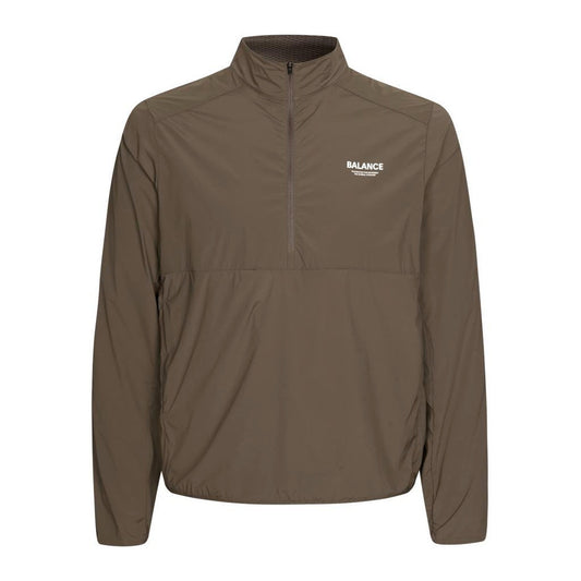 PAS NORMAL STUDIOS Balance Half Zip Jacket - Dusty Brown