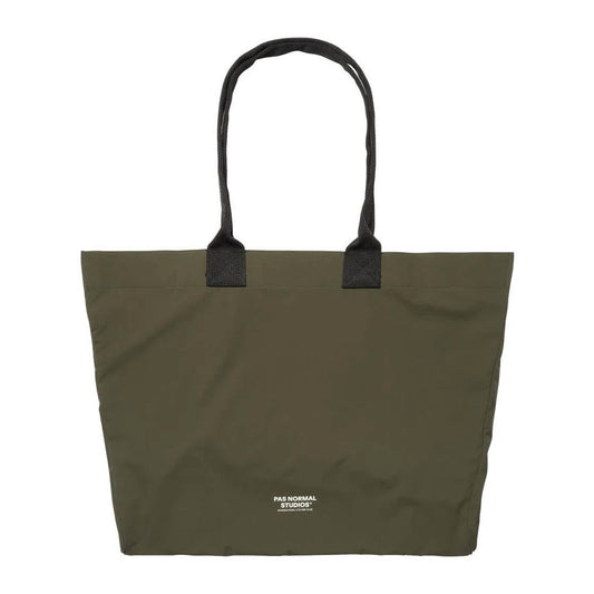 PAS NORMAL STUDIOS Logo Shield Tote Bag - Olive