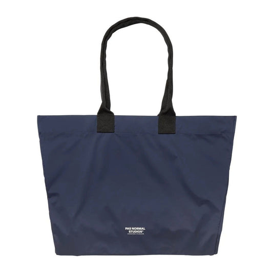 PAS NORMAL STUDIOS Logo Shield Tote Bag - Navy