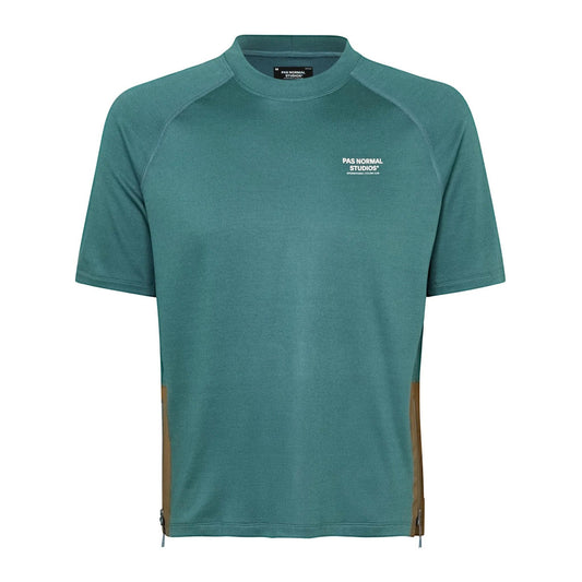 PAS NORMAL STUDIOS  Escapism Technical TShirt - Dusty Teal