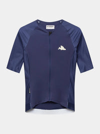 CAFE DU CYCLISTE Vinciane Super Light Damen Trikot - Navy