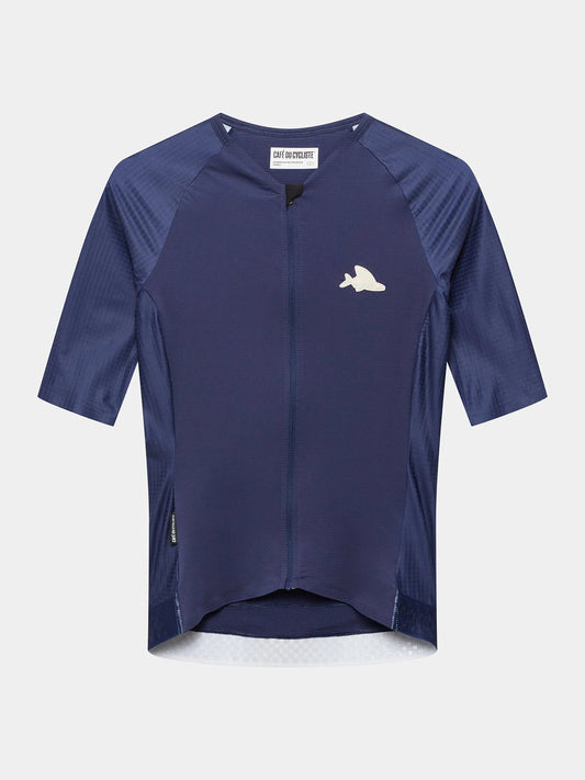 CAFE DU CYCLISTE Vinciane Super Light Women Jersey - Navy