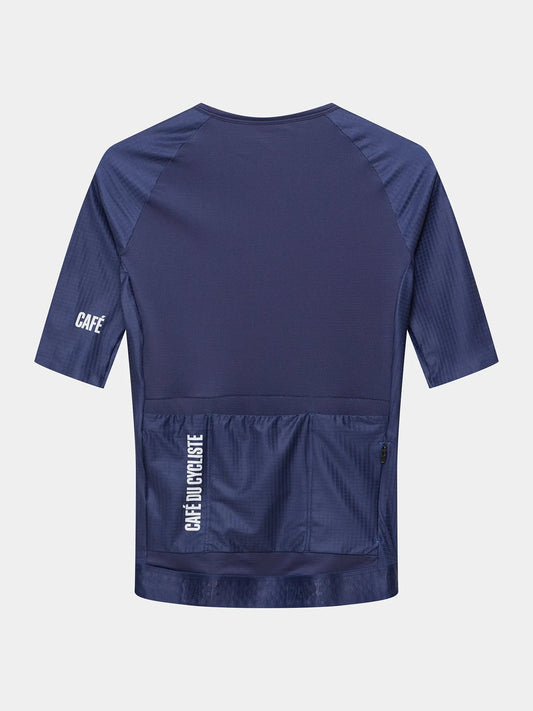 CAFE DU CYCLISTE Vinciane Super Light Women Jersey - Navy