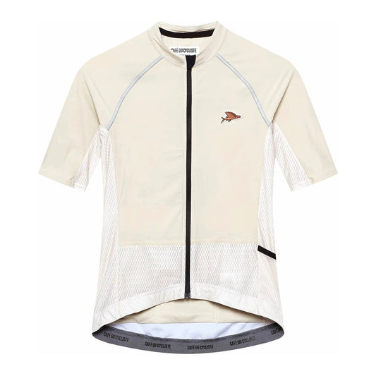 CAFE DU CYCLISTE Magda Lightweight Women Jersey - Chalk