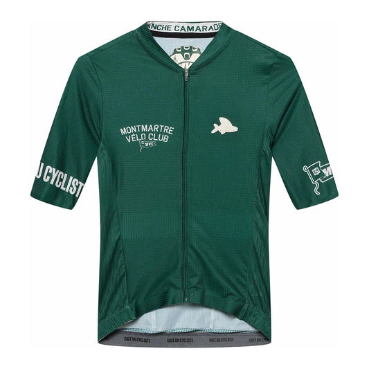 CAFÉ DU CYCLISTE Bergida MVC Women Jersey - Dark Green
