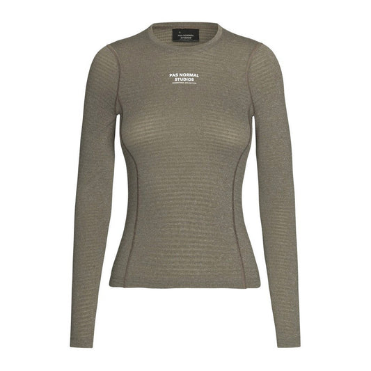 PAS NORMAL STUDIOS Women's Thermal Long Sleeve Base Layer - Dark Stone