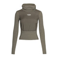 PAS NORMAL STUDIOS Women's Thermal Hooded Windproof Base Layer - Dark Stone