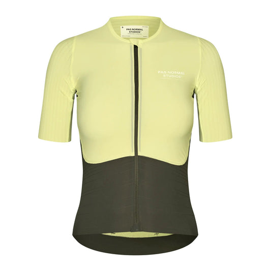 PAS NORMAL STUDIOS Women's Mechanism Pro Jersey - Wasabi Green / Dark Olive
