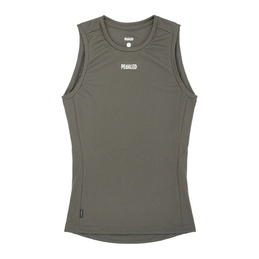 PEDALED Odyssey Women's Power Dry™ Base Layer Sleeveless - Dark Grey
