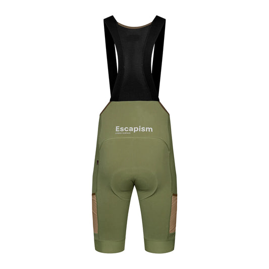 PAS NORMAL STUDIOS Escapism Cargo Bibs - Light Olive