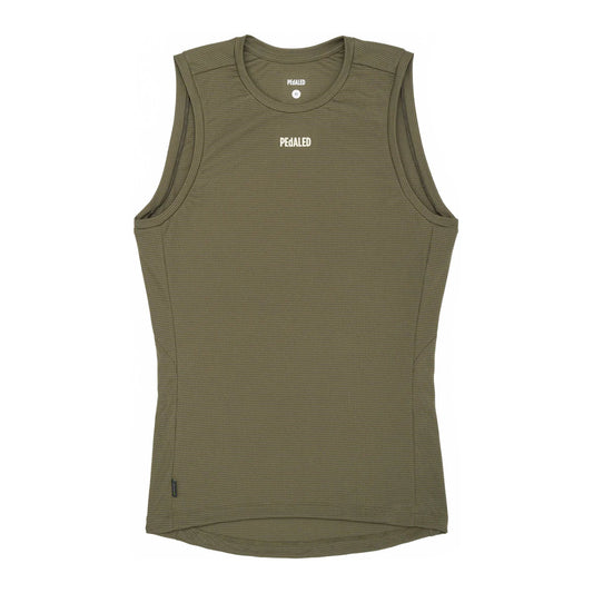 PEDALED Odyssey Power Dry Base Layer Sleeveless - Military Green