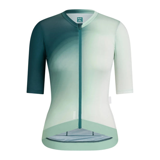 RAPHA Women's Pro Team Training Jersey III - Surface Print/Green