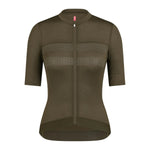 RAPHA Mujer Brevet Lightweight Maillot Ciclismo III - Dark Olive/Silver Reflective