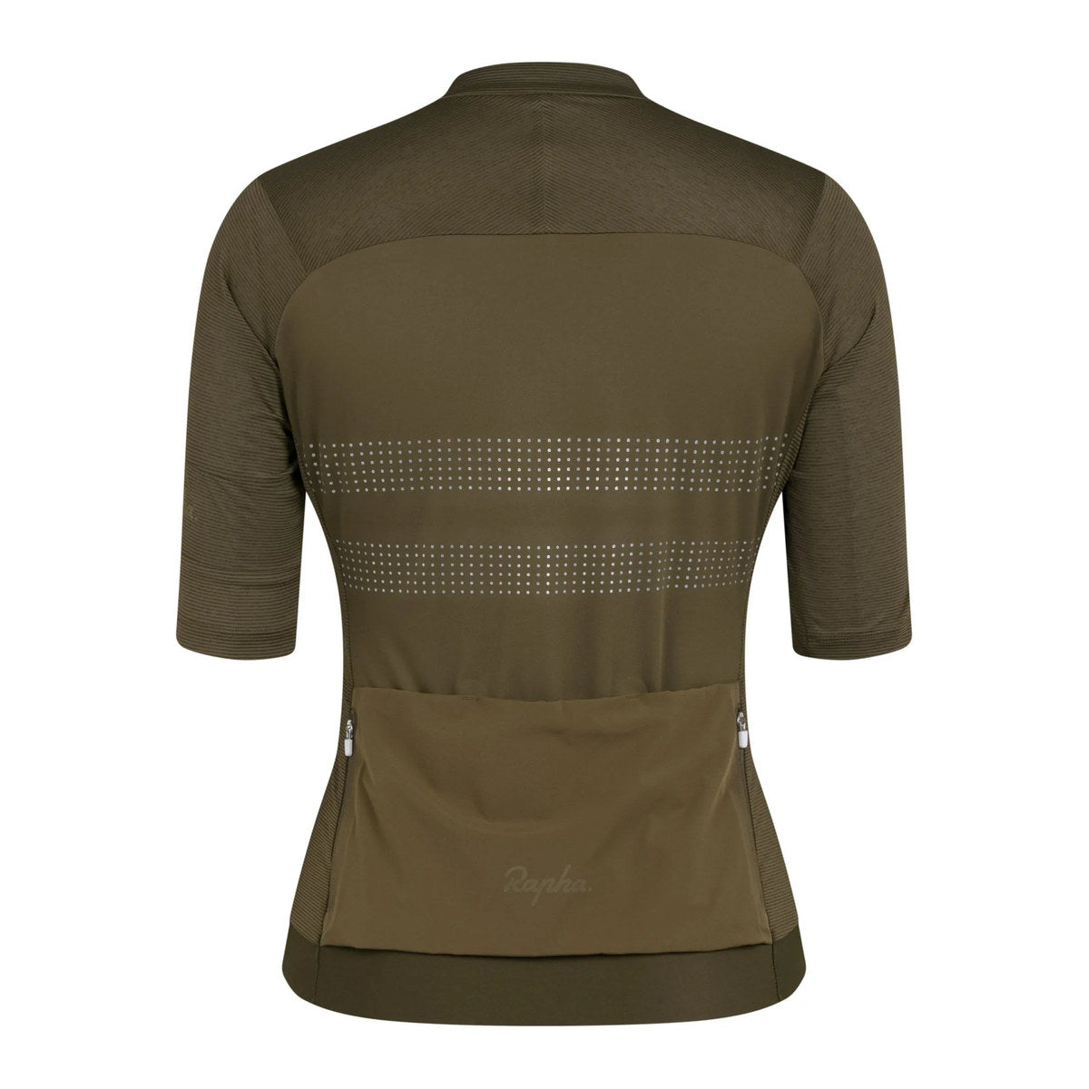 RAPHA Women's Brevet Lightweight Jersey III - Dark Olive/Silver Reflective