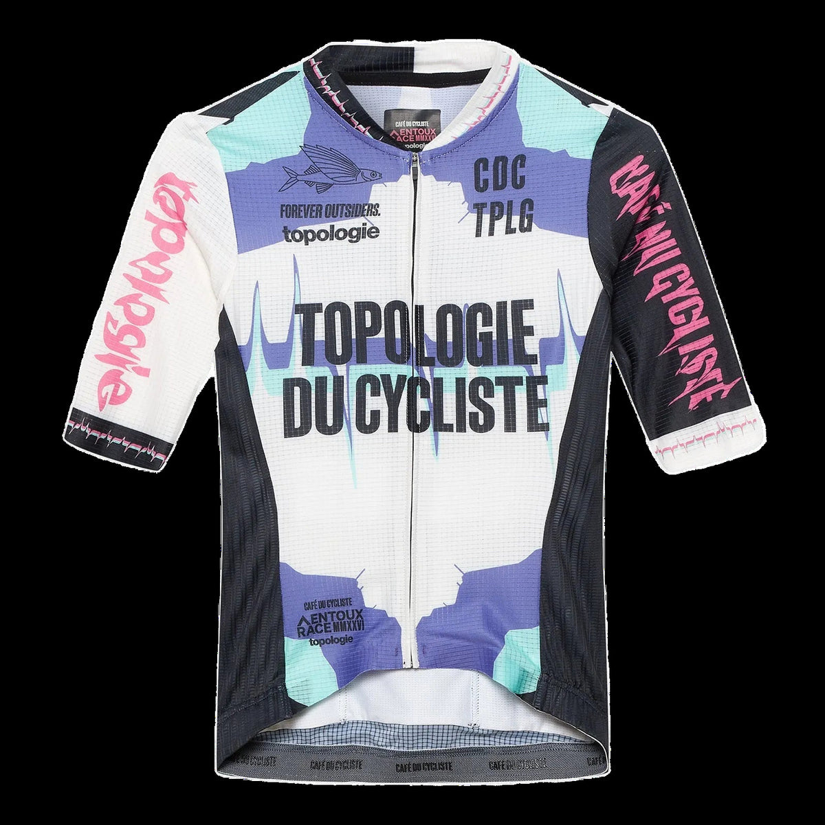 CAFÉ DU CYCLISTE Bergida Women Jersey - Topologie