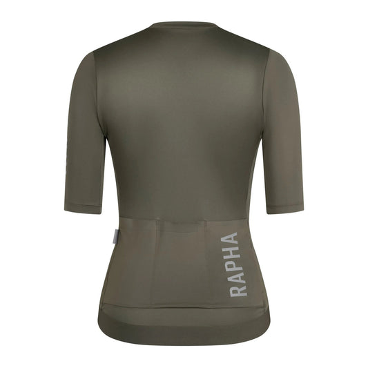 RAPHA Women's Pro Team Training Jersey III - Moss Green/Smoky Silver