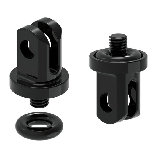 LEZYNE GOPro Aluminium Led Adapter - Black
